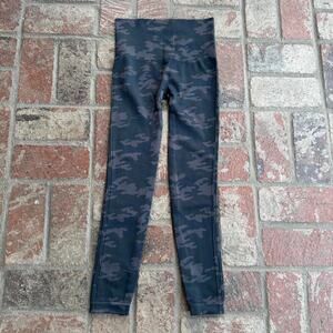 Spanx Look at Me Now Seamless Leggings -Black Camo S